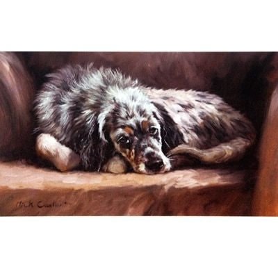 After the Bath By Mick Cawston 6x3.5
