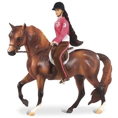 Breyer Lets Go Riding English SetBk/Wh