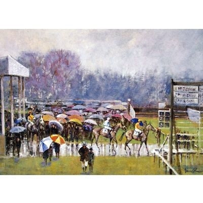 Cottenham in the Rain Blank Greeting Card-6 Pk 5x7