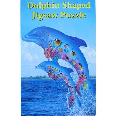 Dolphin Shaped Puzzle 750 Piece 23in x 35in