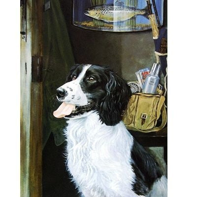 English Springer Blank Greeting Cards - 6 Pk 5 x 7