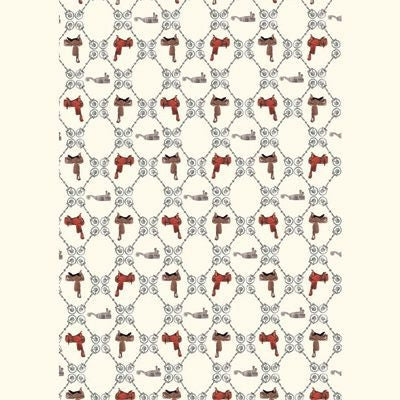 Gift Wrap - Western Theme