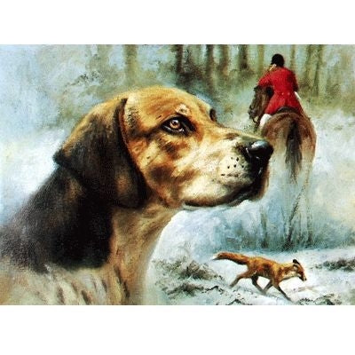 Huntsmans Pal Fox Hunting Blank Cards - 6 Pk 5x7
