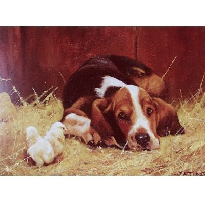 Im Watching You Basset Hound Blank Cards 6 Pk 5x7