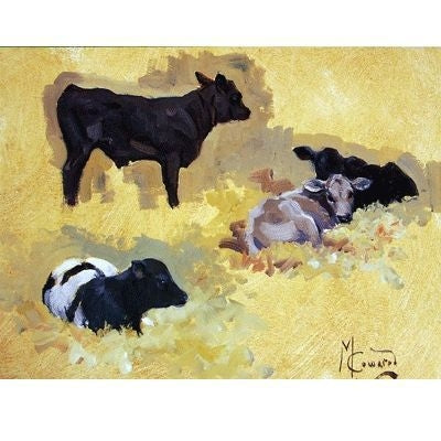 In the Barn Cow Blank Cards - 6 Pk 5x7