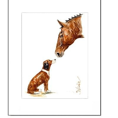 Jan Kunster Hrs Prints-Friends 2 Hrs Dog