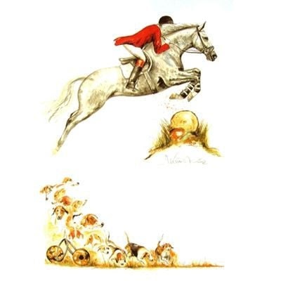Jan Kunster Hrs Prints - Herbstnebel 3 Fox Hunting