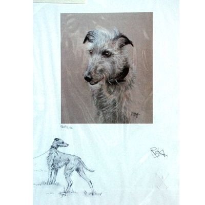 Lurcher By Refna Hamey 12x14