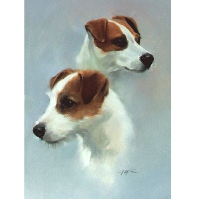 Jack Russell Blank Greeting Cards - 6 Pack 5 x 7