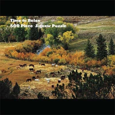 Puzzle - Relaxed Herd in the Valley