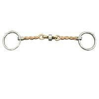 Twisted Wire /Link/Roller Bradoon Bit 5in