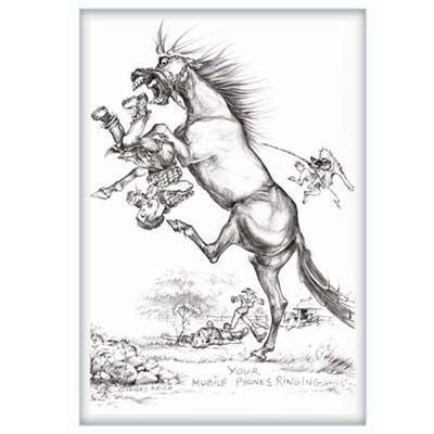 Your Mobile is Ringing Greeting Card - Pack of 6