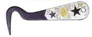Silver Overlay Hoof Pick - Two Star
