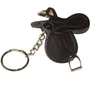 English Saddle Key Chain