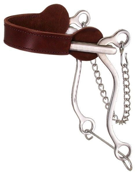 KellySilverStar LeatherNose Hackamore/Cable Center