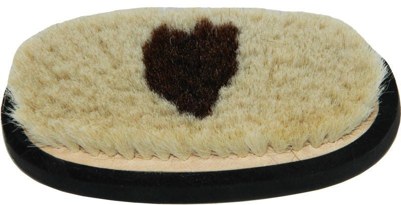 Rubber Goat Hair Heart Finishing Brush