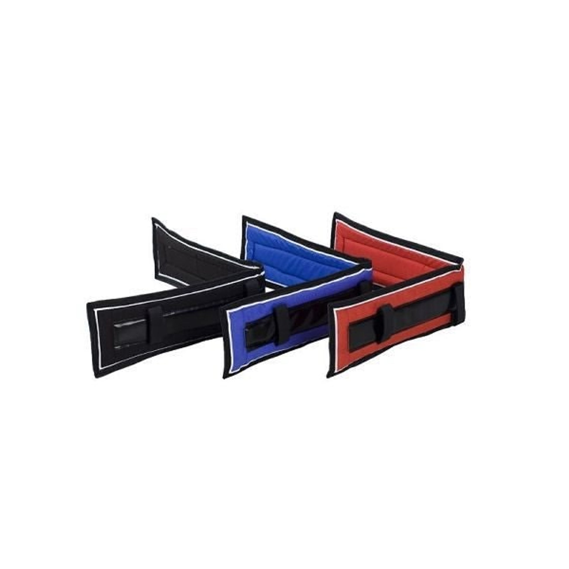 HorZe PVC Pony Saddle Pad 34x6.5 Blue Black White