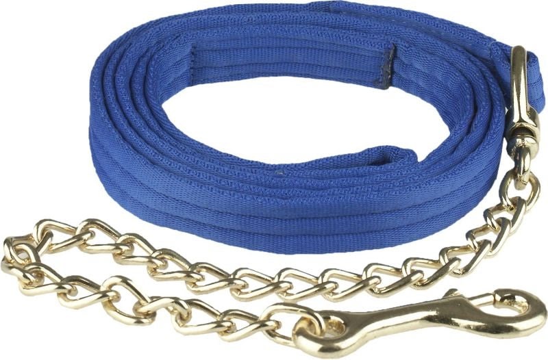 HorZe Cushion Web Lead Shank - Single Chain Blue