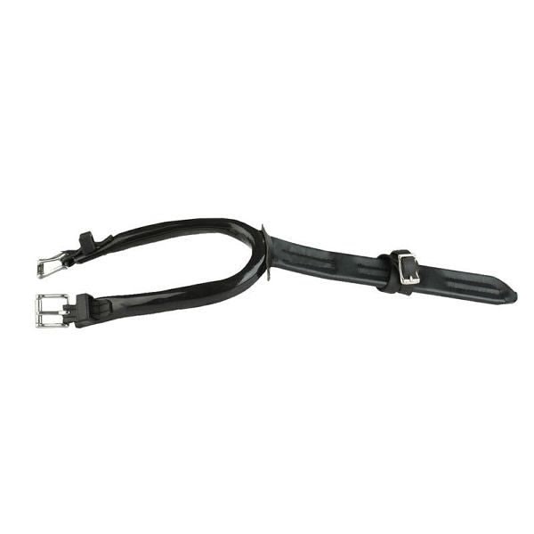 HorZe Synthetic Stiff Tail Crupper LG Black
