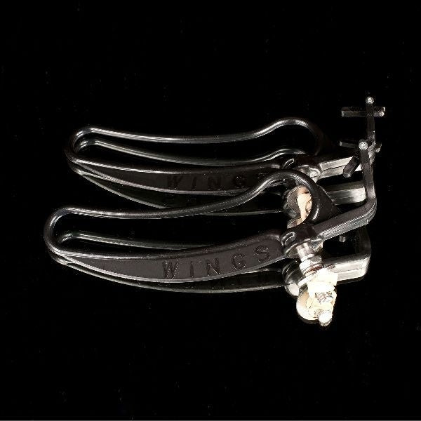 HorZe Plastic Wing Terret for Harness Black