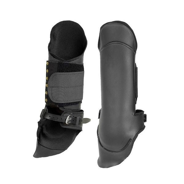 HorZe 1/2 Hock Shin and Ankle Boot Black