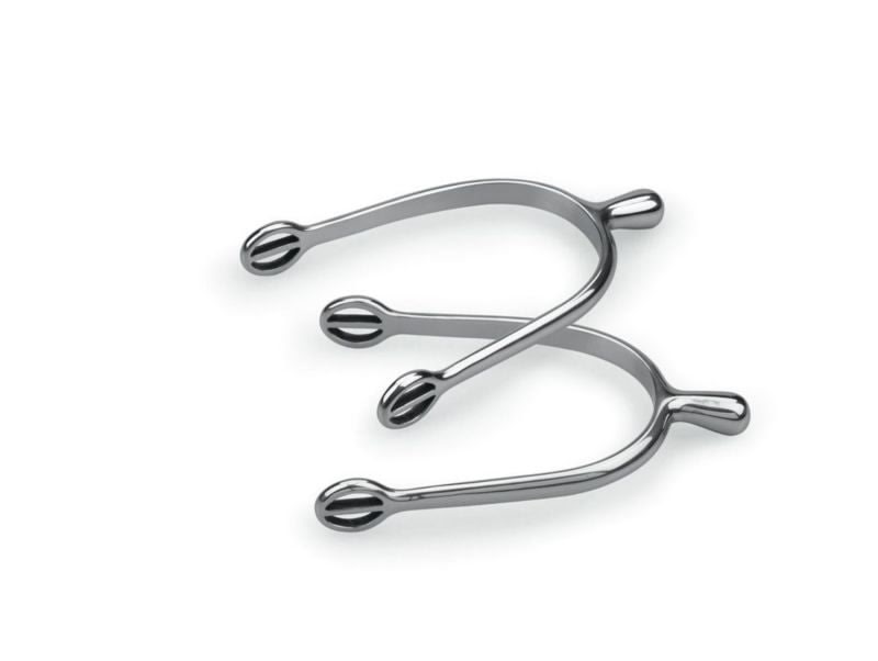 Shires Kids Spurs 1/2 Bk/Wh