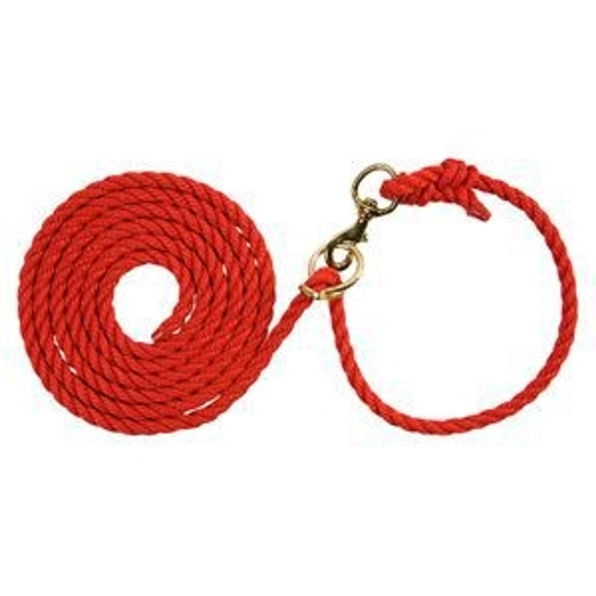 Livestock Adjustable Poly Neck Rope 1/2 x 10ft Brn