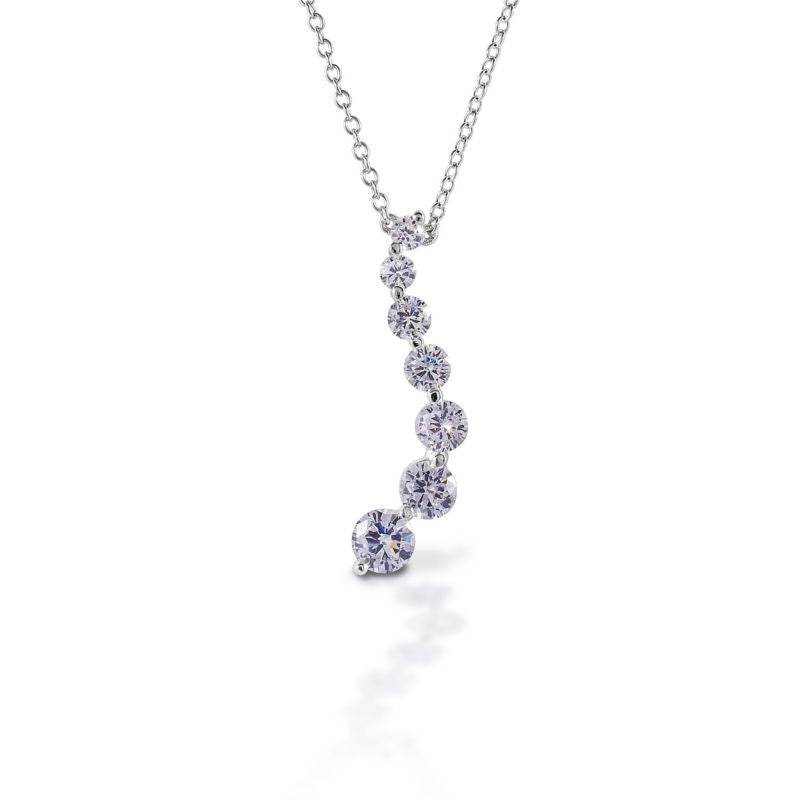 Kelly Herd .925 Sterling Silver Journey Necklace