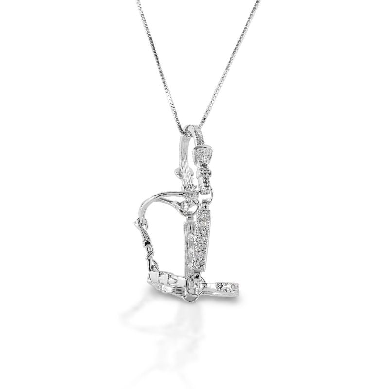 Kelly Herd .925 Sterling Silver Halter Pendant LG