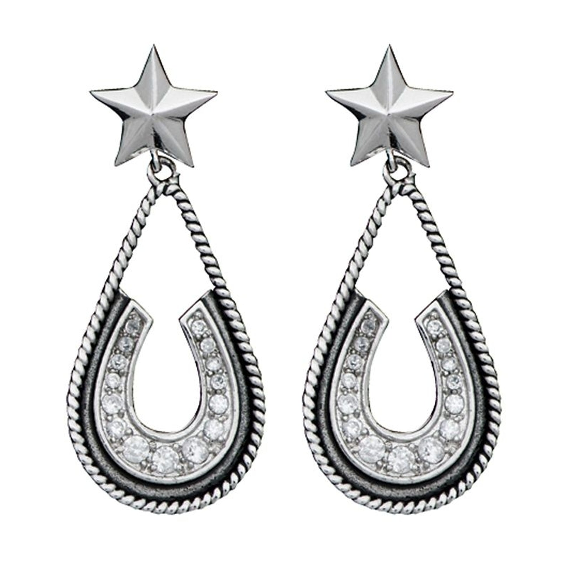 Montana Silver Vintage Charm Pony Trekker Earrings