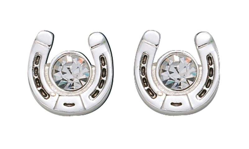 Montana Hrsshoe Treasure Post Earrings
