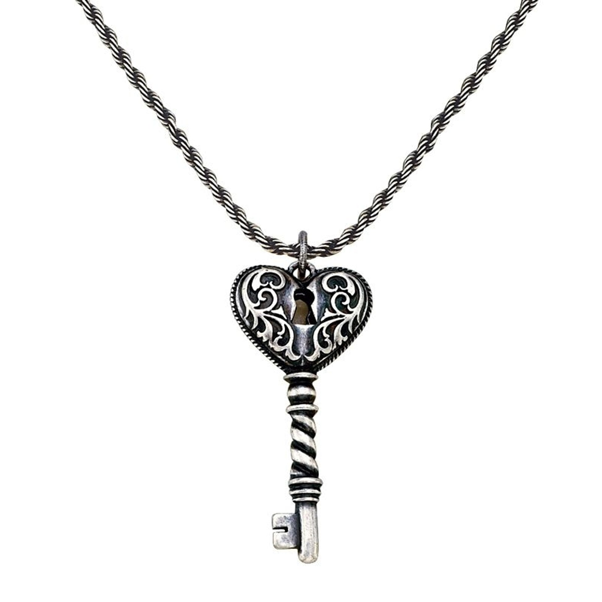Montana Slvsmiths Key To My Heart Necklace
