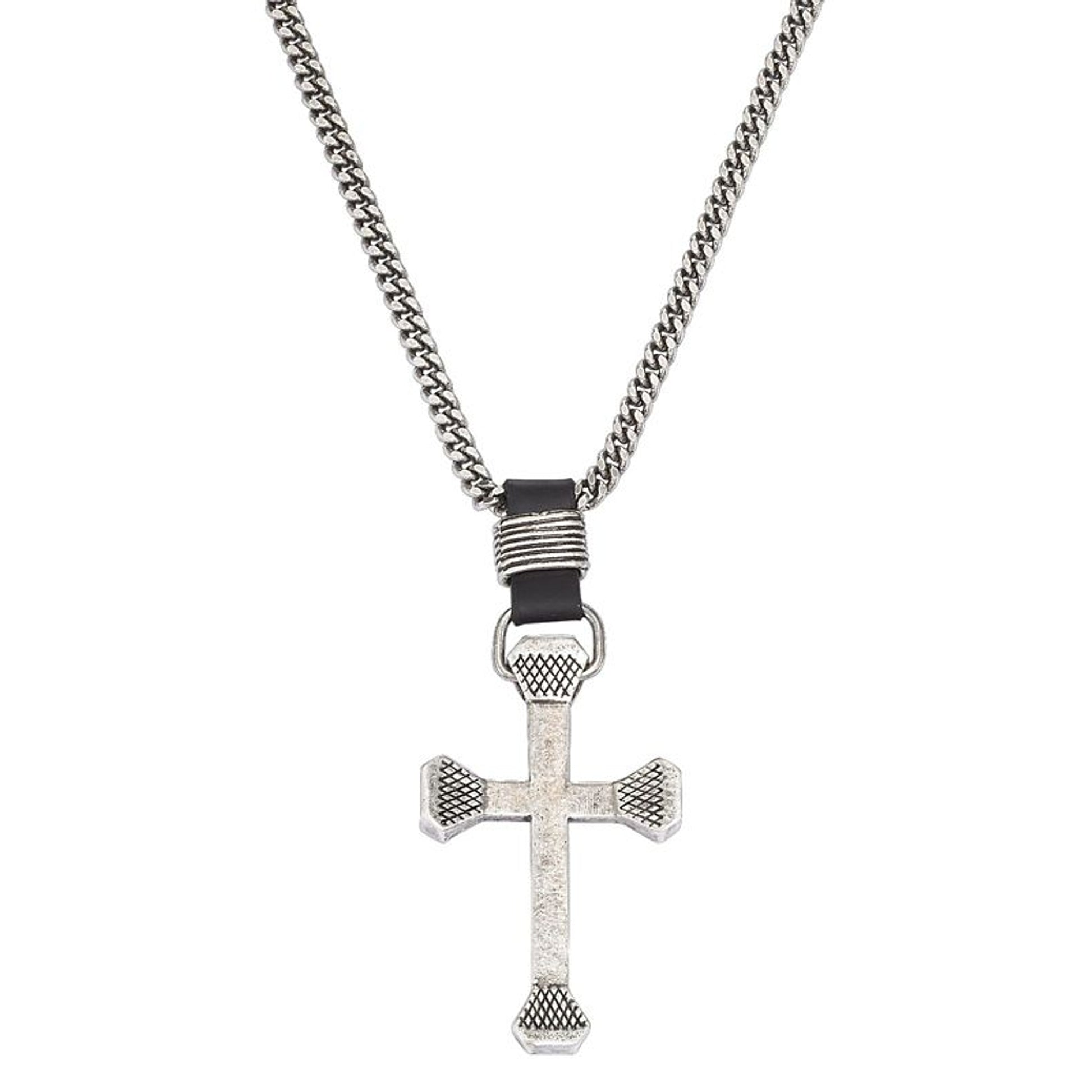 Montana Silversmiths Mens Retro Cross Necklace