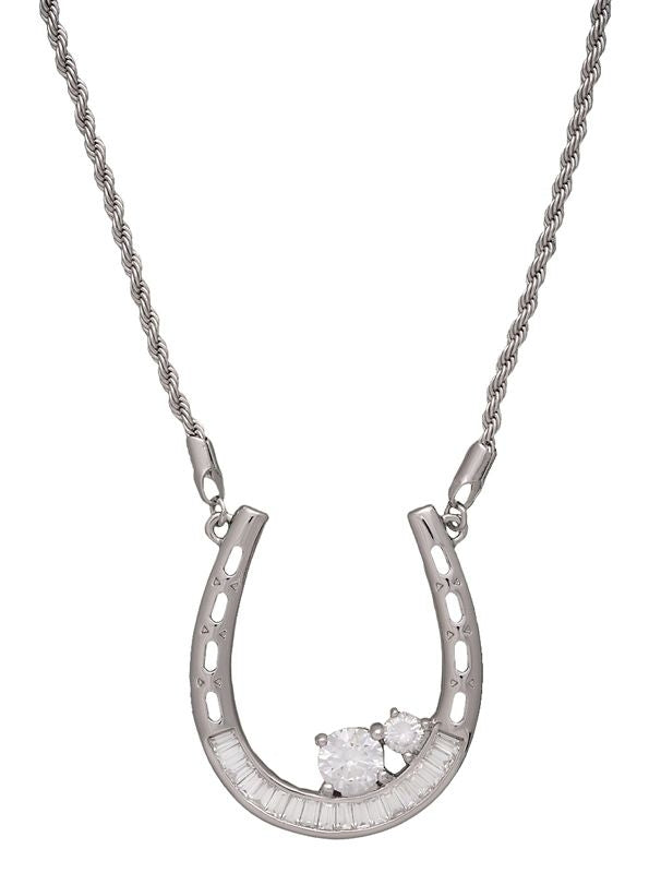 One For Me One For You Horseshoe Necklace