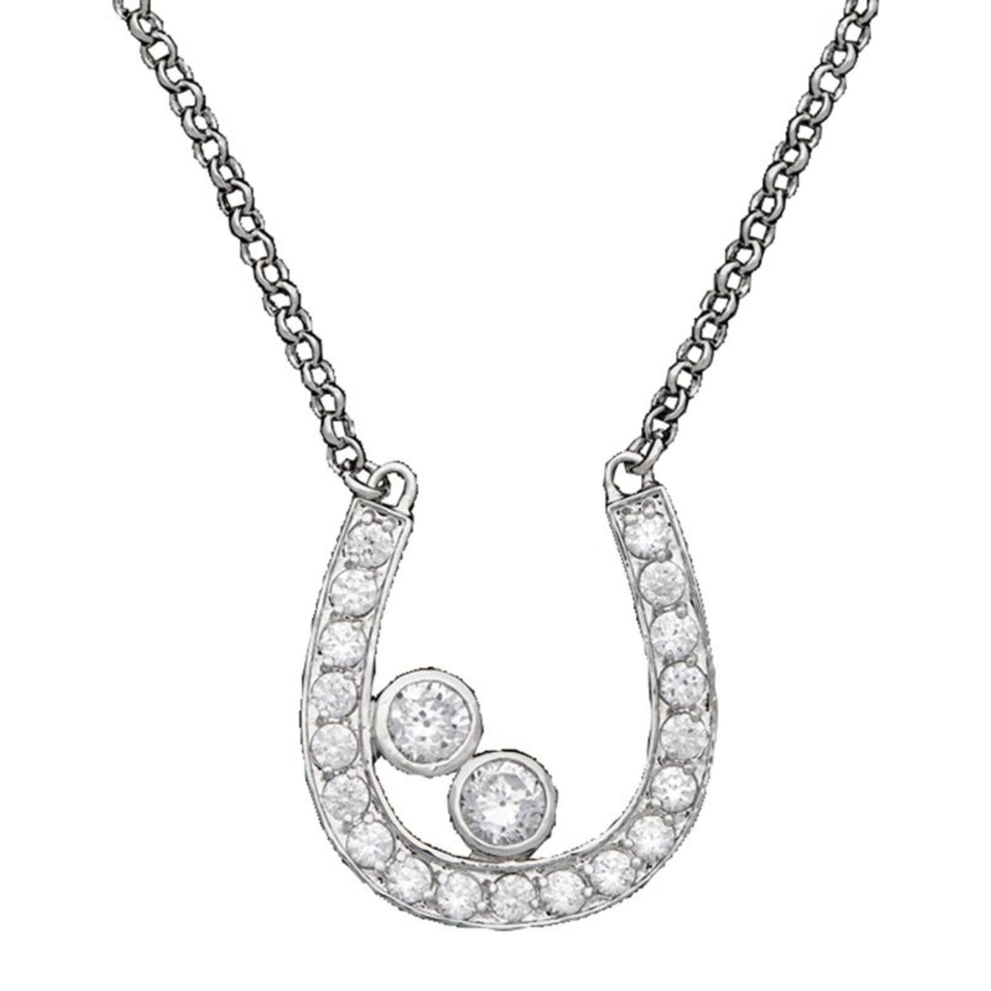 Montana Treasure Finder Silver Horseshoe Necklace