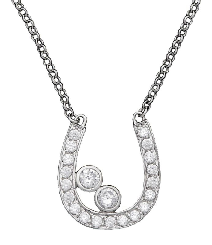 Montana Treasure Finder Silver Horseshoe Necklace