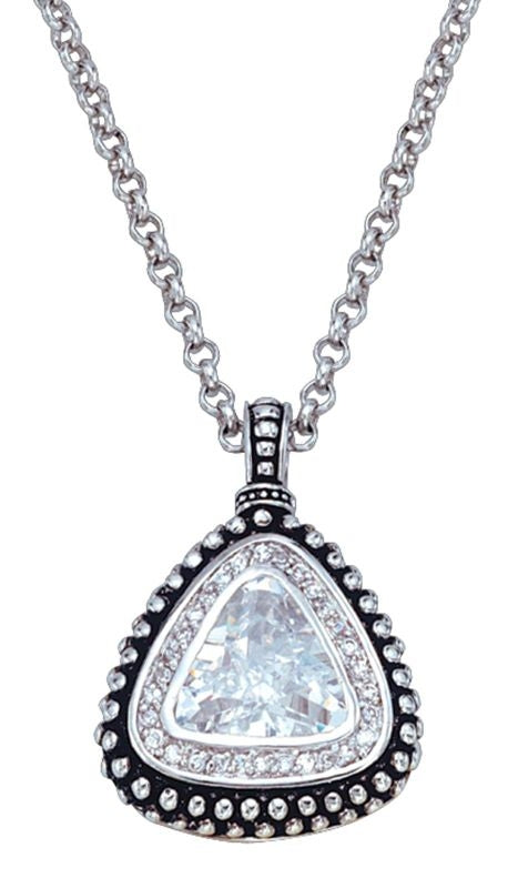 Montana Western Drop Triangle Pendant Necklace