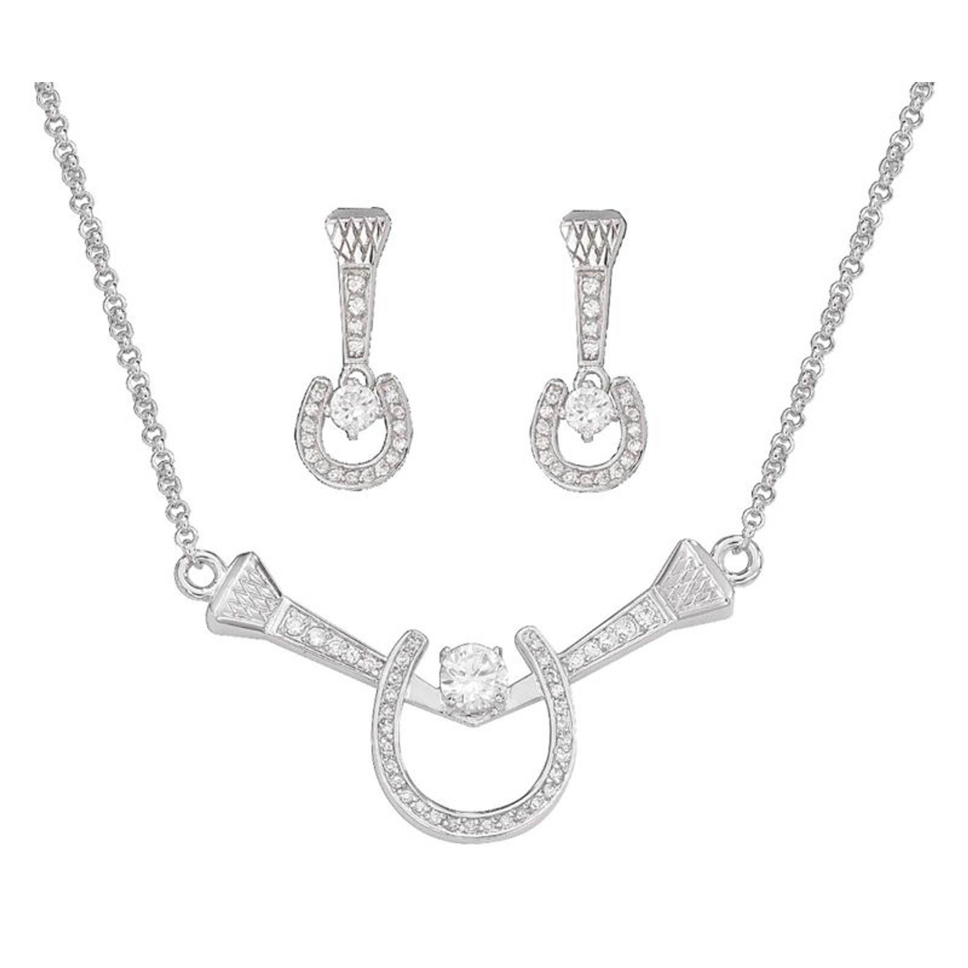 Montana Silversmiths Diamond Horseshoe Nails and H