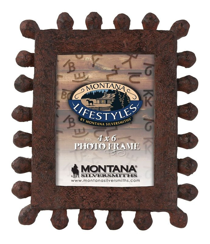 Montana Silversmith Rustic Studs Photo Frame 4 x 6