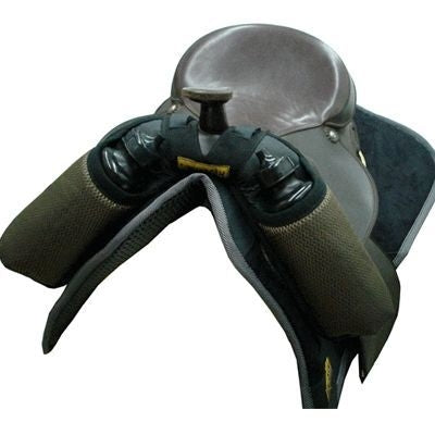 Double Water Bottle Carrier Brown
