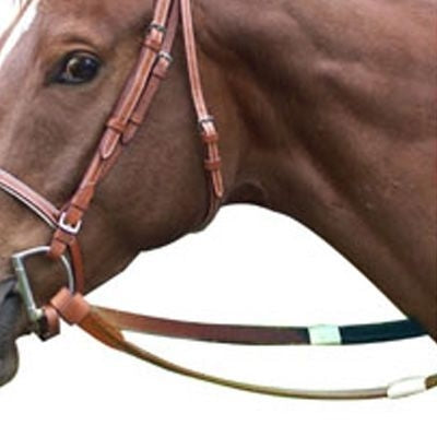 Leather Racing Reins with Rubber Grip