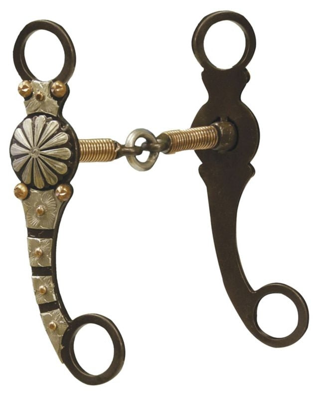 Antq. Show Snaffle/Copper Wire Engraved Bit 5