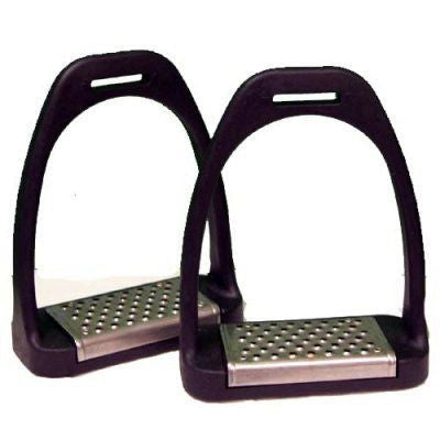 Poly Nylon Stirrups 4.75 Black