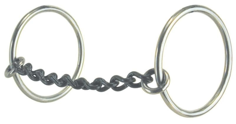 Stage A Medium Loose Small Chain Ring Snaffle Brn