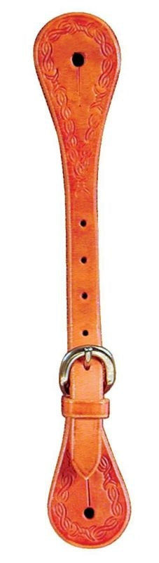 Reinsman Mens Harness Spur Straps with Barbwire