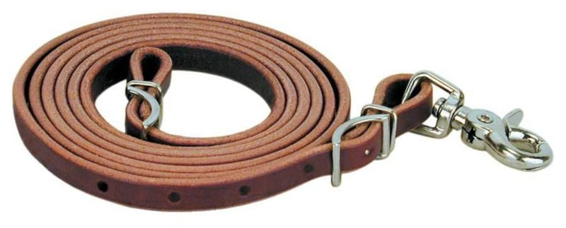 Reinsman 1/2 Latigo Roping Rein 1/2 x 8ft Brn