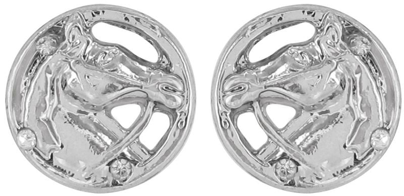 Crystal Horse Head Earrings