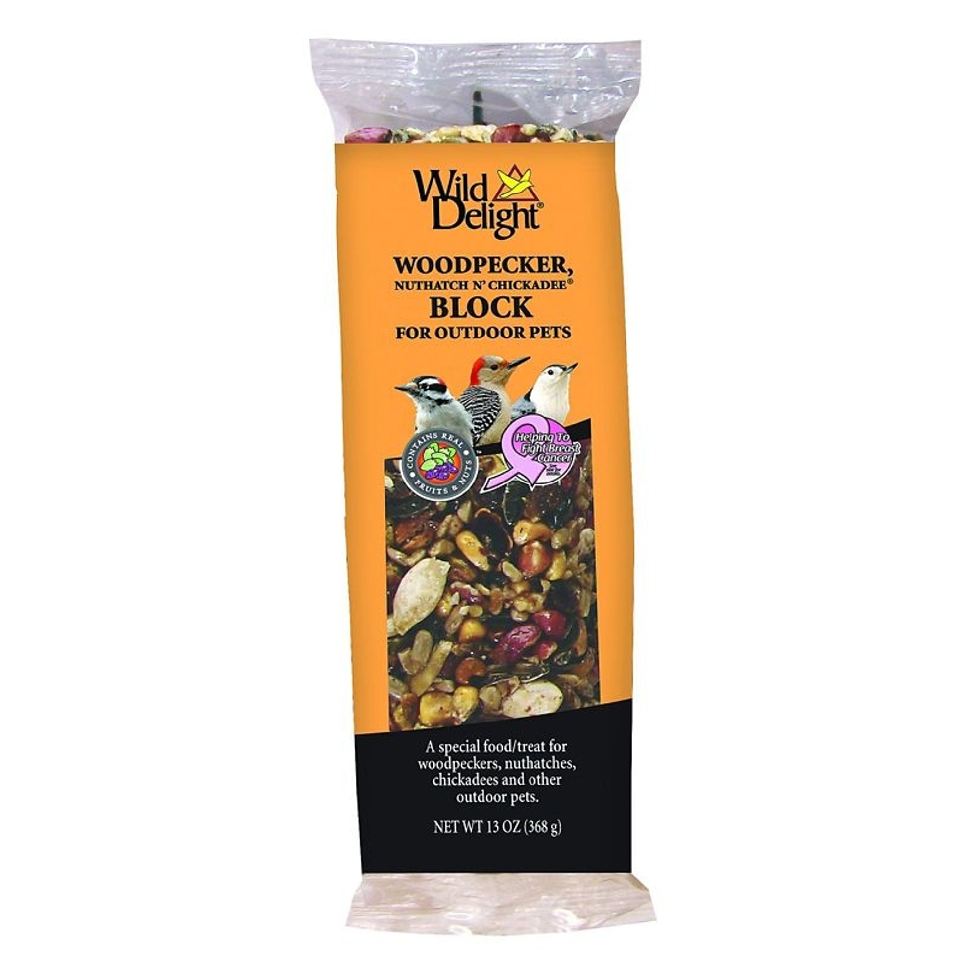 Wild Delight Woodpecker N Chickadee Block 13oz