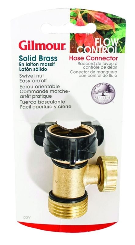 Single Shut Off Valve with Swivel Connector