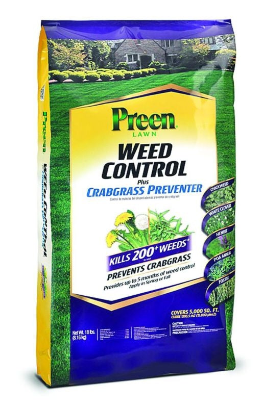 Preen Lawn Weed Control/Crabgrass Preventer 18lb